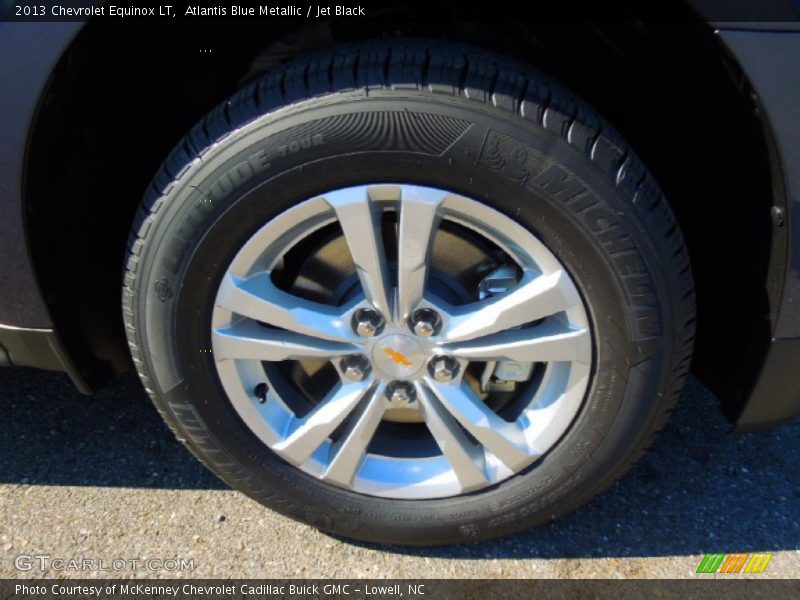 Atlantis Blue Metallic / Jet Black 2013 Chevrolet Equinox LT