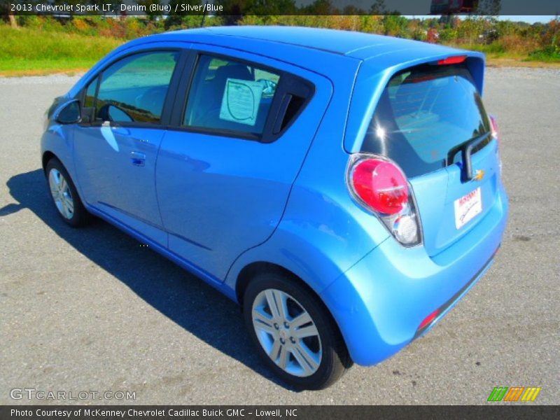 Denim (Blue) / Silver/Blue 2013 Chevrolet Spark LT
