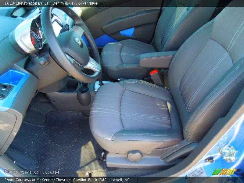 Denim (Blue) / Silver/Blue 2013 Chevrolet Spark LT