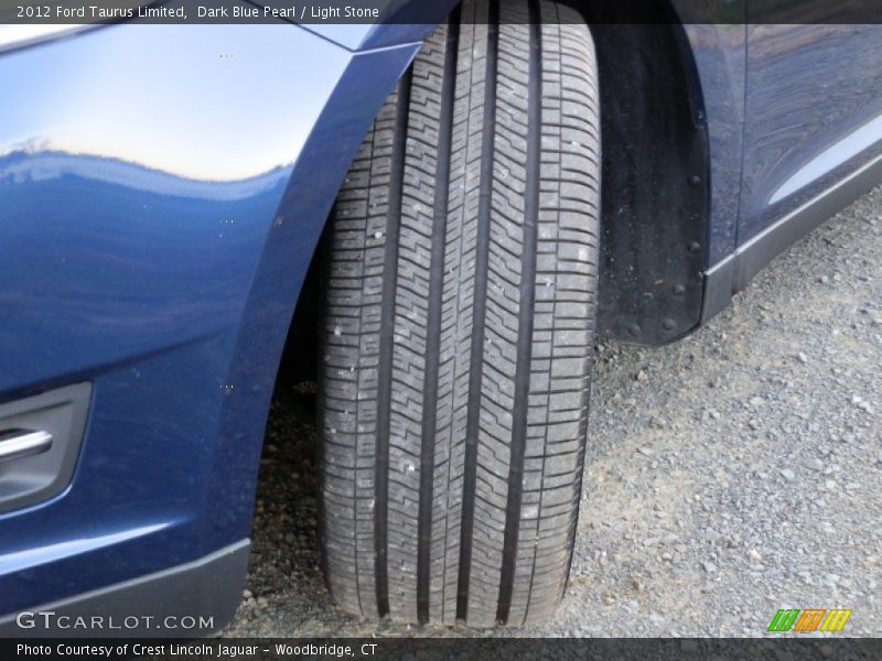 Dark Blue Pearl / Light Stone 2012 Ford Taurus Limited