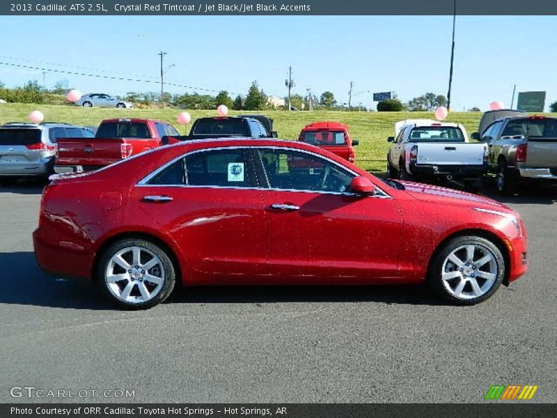 Crystal Red Tintcoat / Jet Black/Jet Black Accents 2013 Cadillac ATS 2.5L