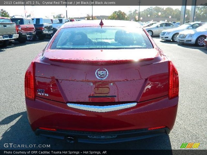 Crystal Red Tintcoat / Jet Black/Jet Black Accents 2013 Cadillac ATS 2.5L