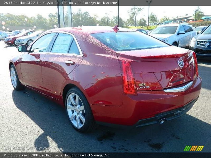 Crystal Red Tintcoat / Jet Black/Jet Black Accents 2013 Cadillac ATS 2.5L