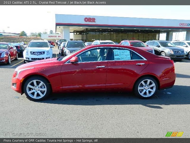 Crystal Red Tintcoat / Jet Black/Jet Black Accents 2013 Cadillac ATS 2.5L