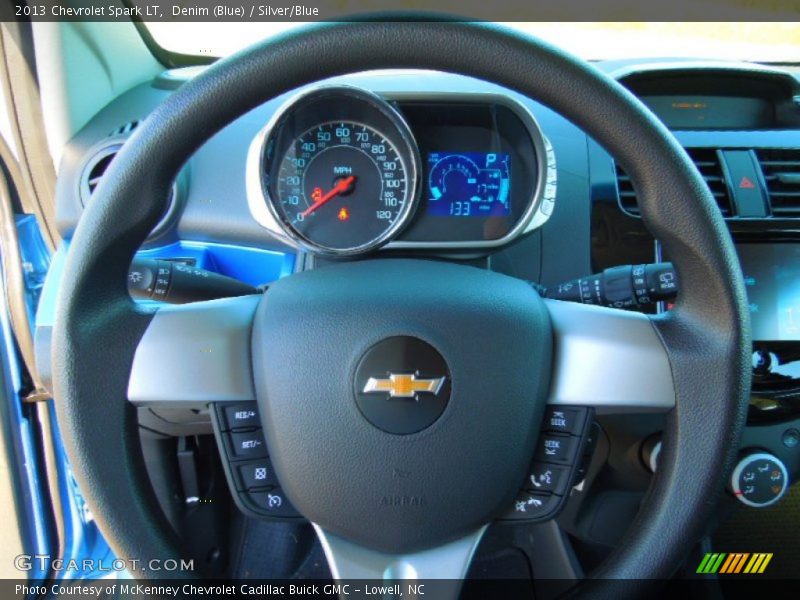 Denim (Blue) / Silver/Blue 2013 Chevrolet Spark LT