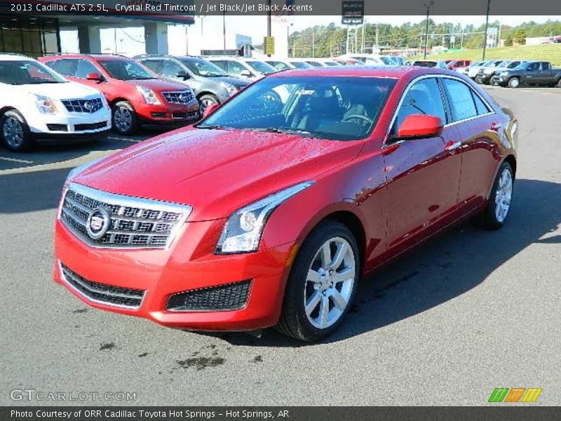 Crystal Red Tintcoat / Jet Black/Jet Black Accents 2013 Cadillac ATS 2.5L