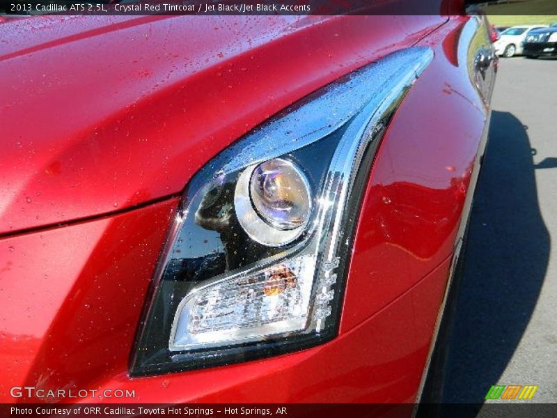Crystal Red Tintcoat / Jet Black/Jet Black Accents 2013 Cadillac ATS 2.5L