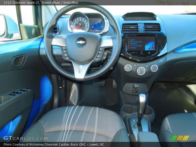 Denim (Blue) / Silver/Blue 2013 Chevrolet Spark LT