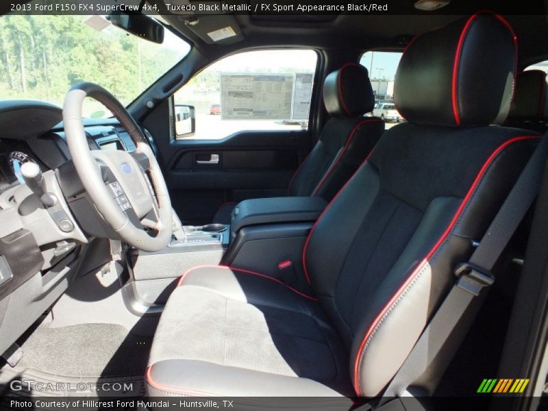 Tuxedo Black Metallic / FX Sport Appearance Black/Red 2013 Ford F150 FX4 SuperCrew 4x4