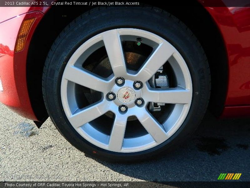 Crystal Red Tintcoat / Jet Black/Jet Black Accents 2013 Cadillac ATS 2.5L
