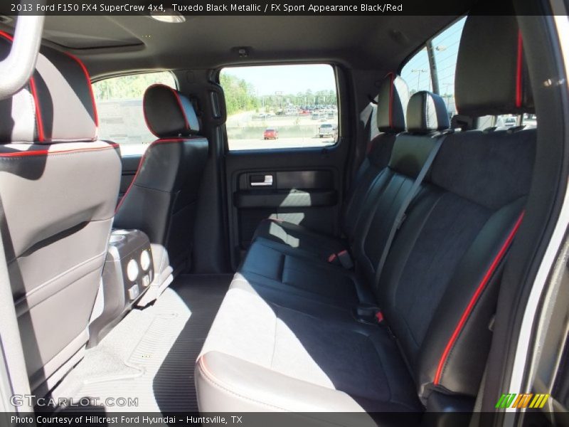 Tuxedo Black Metallic / FX Sport Appearance Black/Red 2013 Ford F150 FX4 SuperCrew 4x4