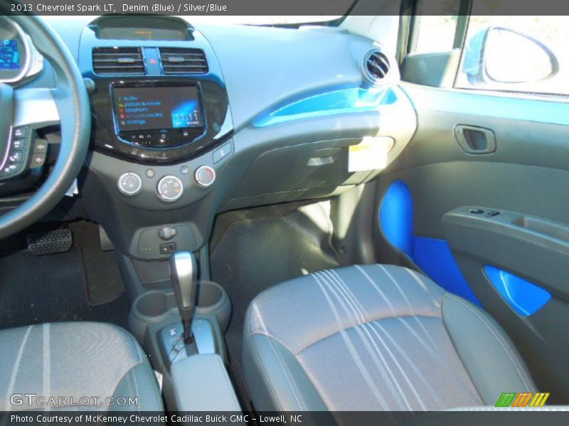 Denim (Blue) / Silver/Blue 2013 Chevrolet Spark LT