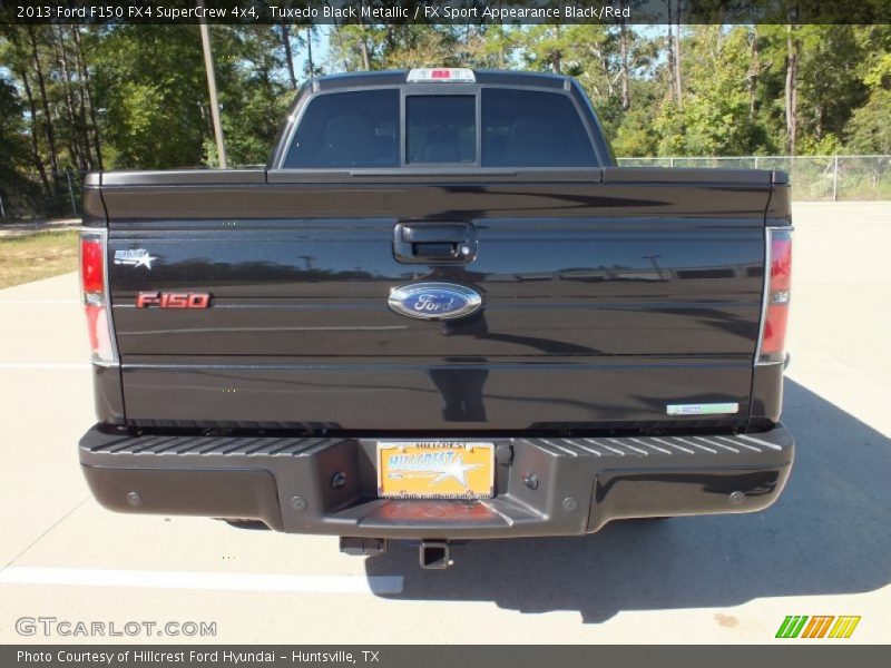 Tuxedo Black Metallic / FX Sport Appearance Black/Red 2013 Ford F150 FX4 SuperCrew 4x4
