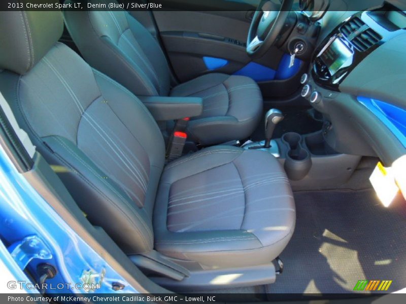 Denim (Blue) / Silver/Blue 2013 Chevrolet Spark LT