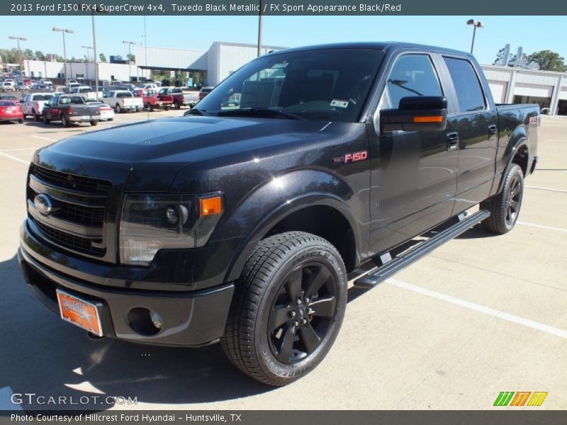 Tuxedo Black Metallic / FX Sport Appearance Black/Red 2013 Ford F150 FX4 SuperCrew 4x4