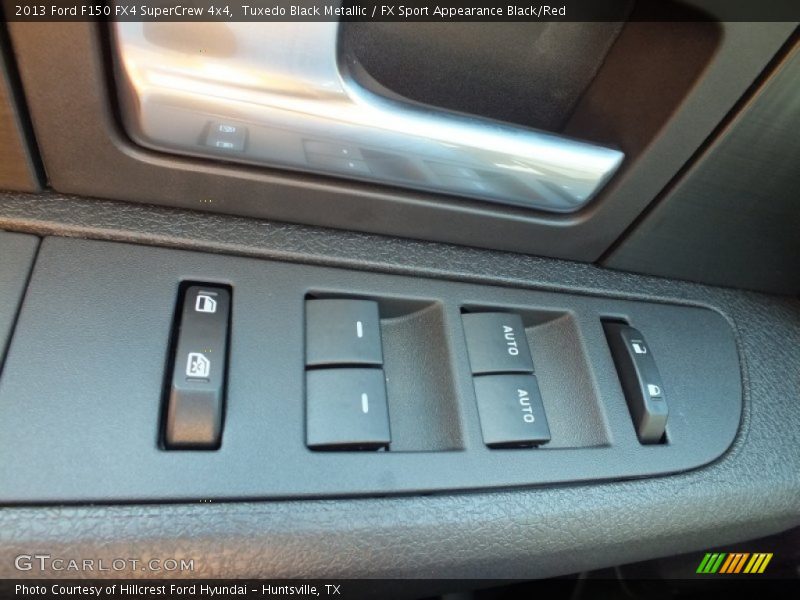 Tuxedo Black Metallic / FX Sport Appearance Black/Red 2013 Ford F150 FX4 SuperCrew 4x4