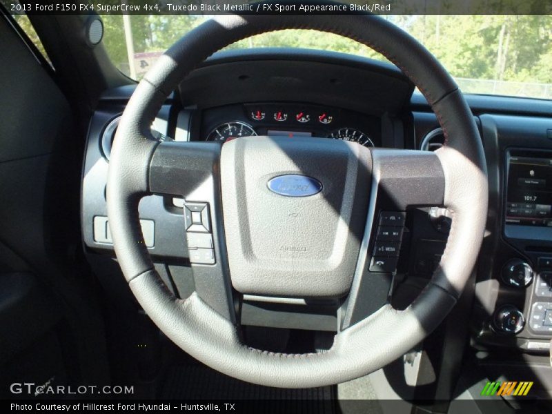 Tuxedo Black Metallic / FX Sport Appearance Black/Red 2013 Ford F150 FX4 SuperCrew 4x4