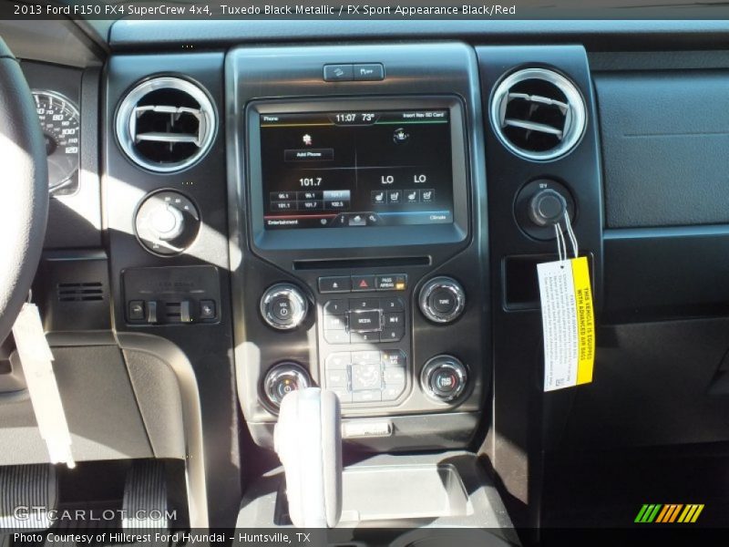 Tuxedo Black Metallic / FX Sport Appearance Black/Red 2013 Ford F150 FX4 SuperCrew 4x4