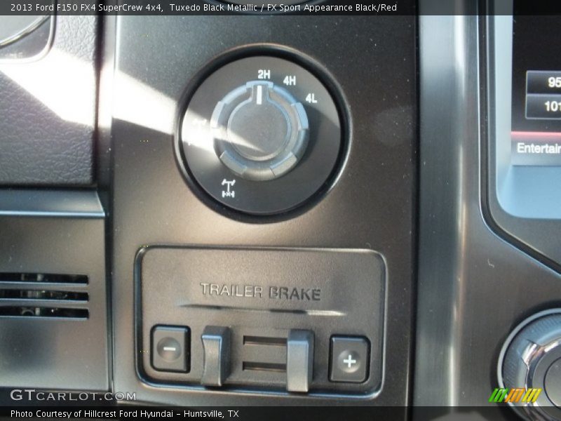 Tuxedo Black Metallic / FX Sport Appearance Black/Red 2013 Ford F150 FX4 SuperCrew 4x4