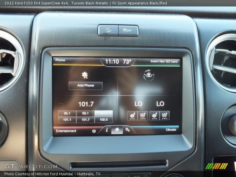 Tuxedo Black Metallic / FX Sport Appearance Black/Red 2013 Ford F150 FX4 SuperCrew 4x4