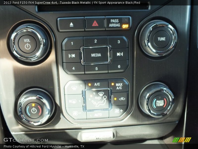 Tuxedo Black Metallic / FX Sport Appearance Black/Red 2013 Ford F150 FX4 SuperCrew 4x4