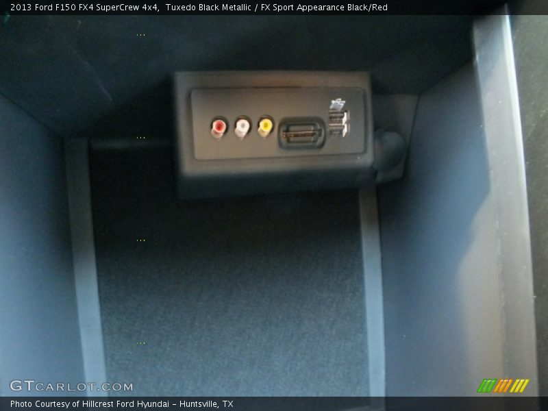 Tuxedo Black Metallic / FX Sport Appearance Black/Red 2013 Ford F150 FX4 SuperCrew 4x4