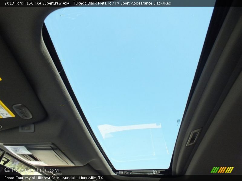Tuxedo Black Metallic / FX Sport Appearance Black/Red 2013 Ford F150 FX4 SuperCrew 4x4