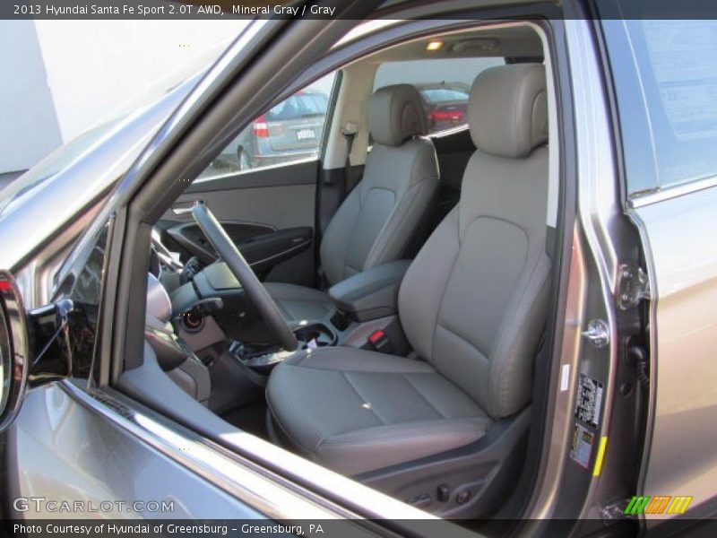  2013 Santa Fe Sport 2.0T AWD Gray Interior