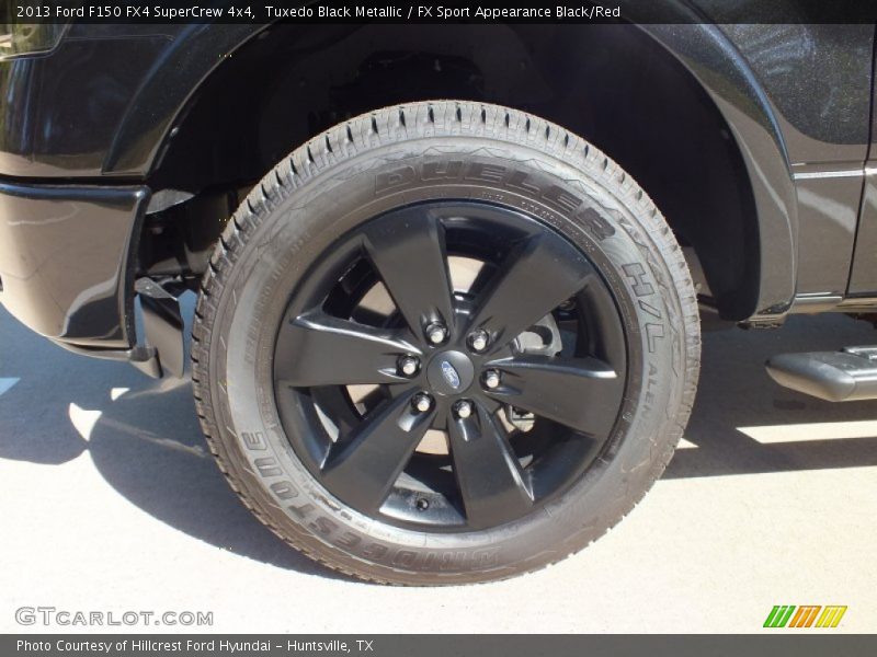 Tuxedo Black Metallic / FX Sport Appearance Black/Red 2013 Ford F150 FX4 SuperCrew 4x4