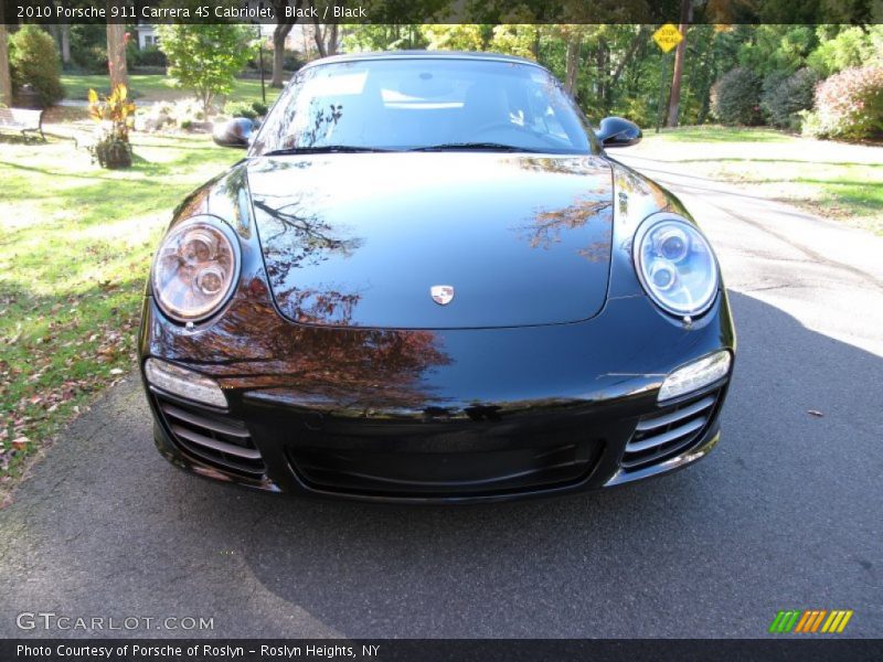 Black / Black 2010 Porsche 911 Carrera 4S Cabriolet