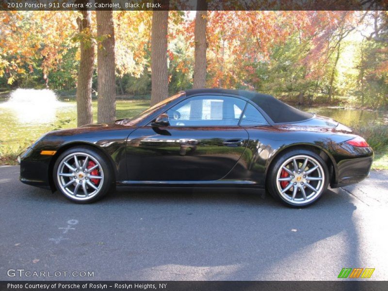 Black / Black 2010 Porsche 911 Carrera 4S Cabriolet