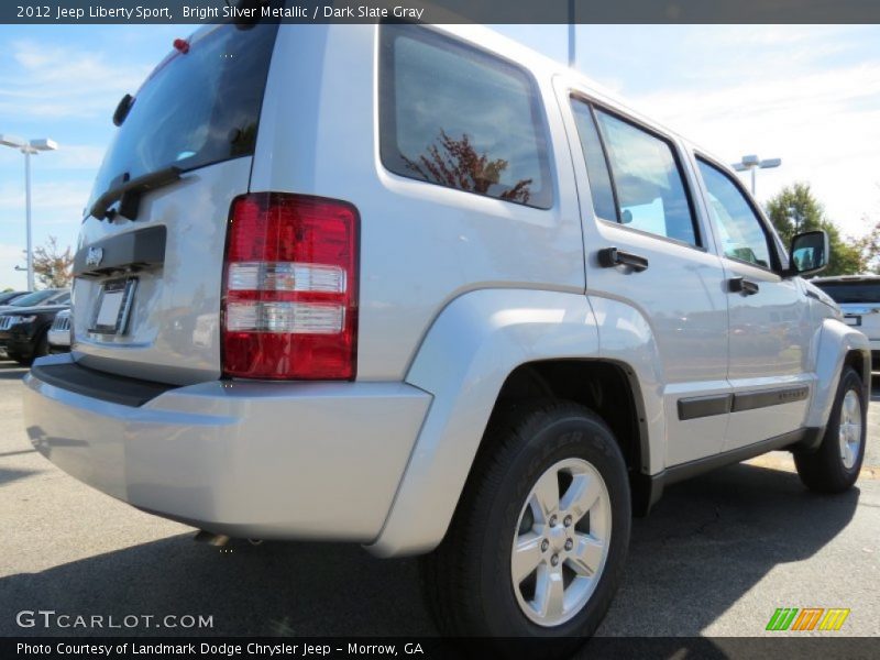Bright Silver Metallic / Dark Slate Gray 2012 Jeep Liberty Sport