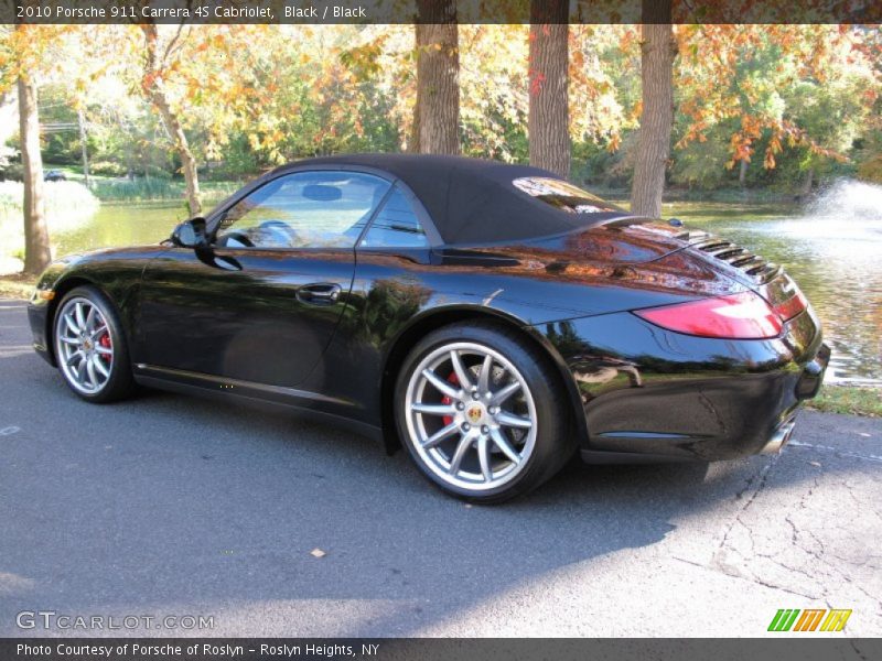 Black / Black 2010 Porsche 911 Carrera 4S Cabriolet