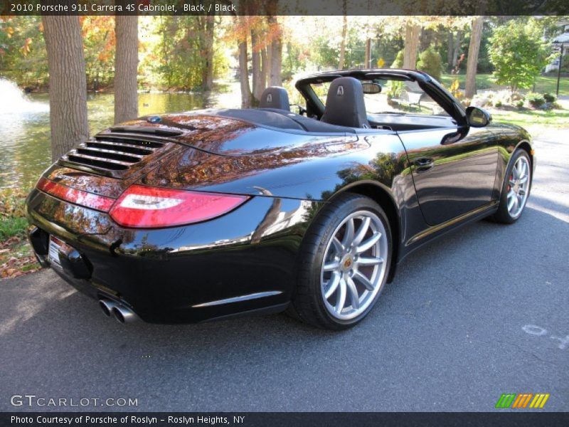 Black / Black 2010 Porsche 911 Carrera 4S Cabriolet