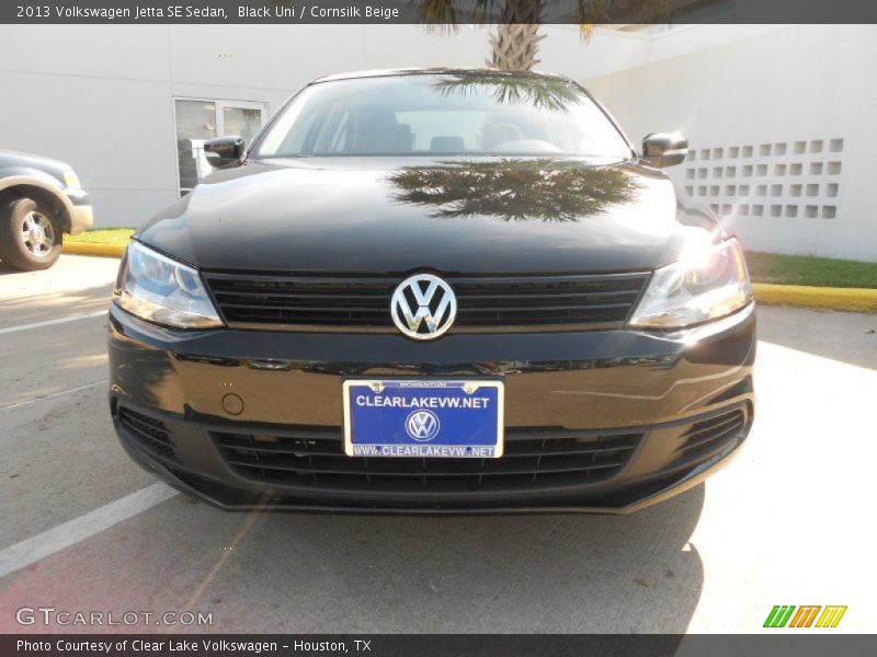 Black Uni / Cornsilk Beige 2013 Volkswagen Jetta SE Sedan