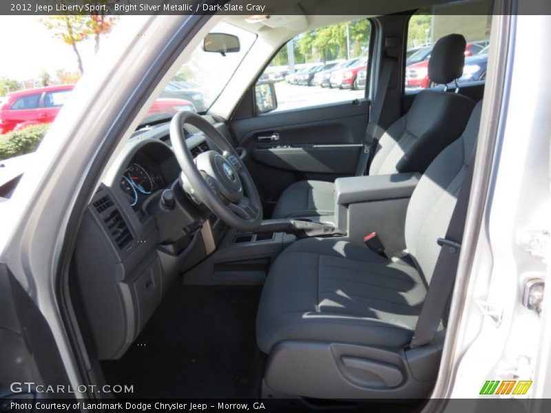 Bright Silver Metallic / Dark Slate Gray 2012 Jeep Liberty Sport