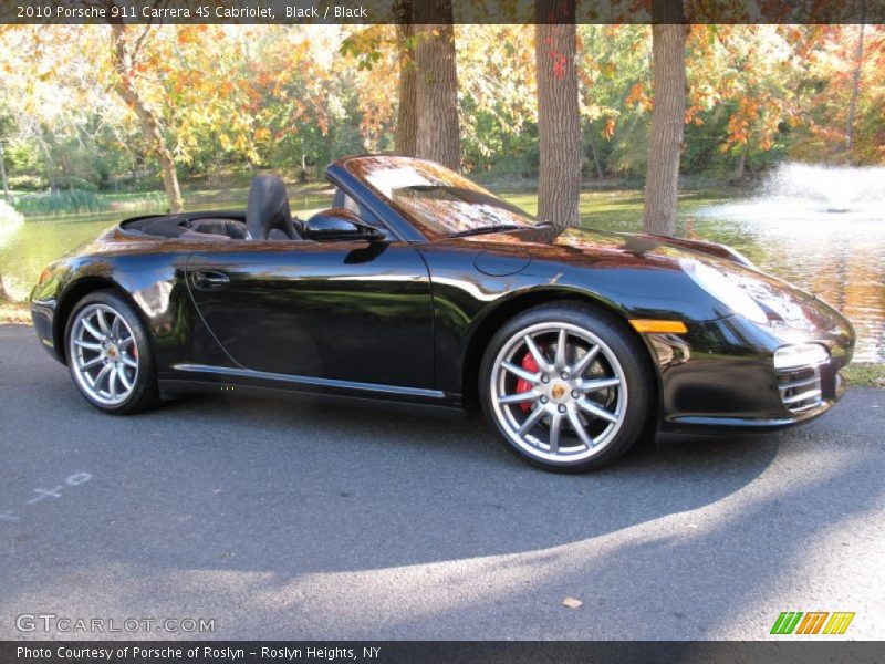 Black / Black 2010 Porsche 911 Carrera 4S Cabriolet