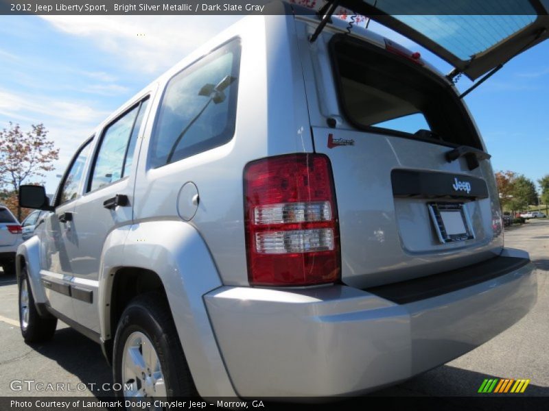 Bright Silver Metallic / Dark Slate Gray 2012 Jeep Liberty Sport