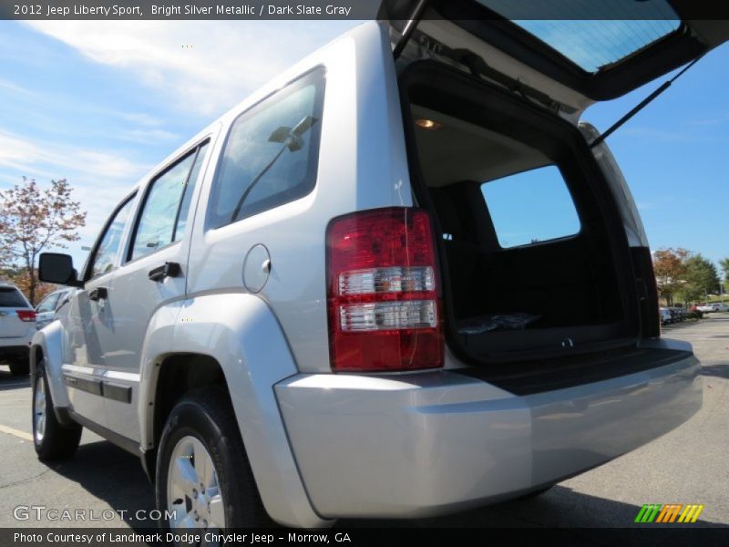 Bright Silver Metallic / Dark Slate Gray 2012 Jeep Liberty Sport