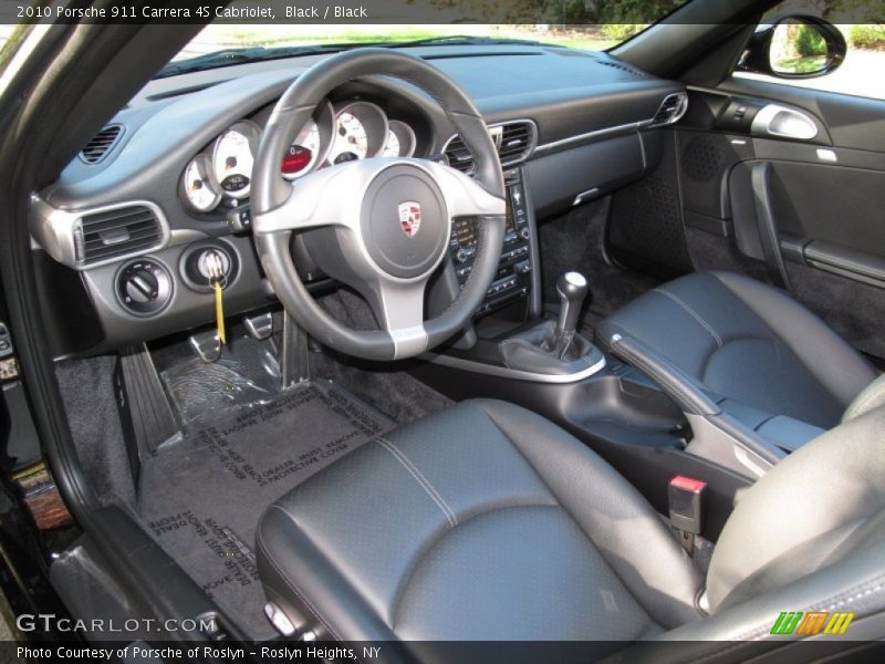Black Interior - 2010 911 Carrera 4S Cabriolet 