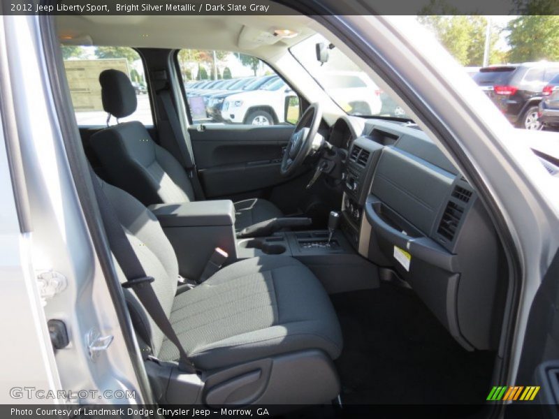 Bright Silver Metallic / Dark Slate Gray 2012 Jeep Liberty Sport