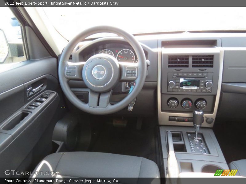 Bright Silver Metallic / Dark Slate Gray 2012 Jeep Liberty Sport