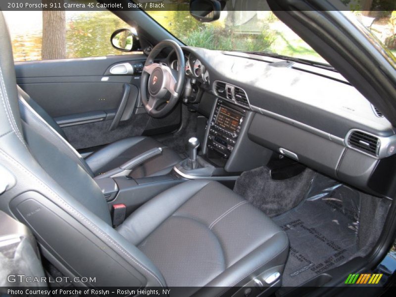 2010 911 Carrera 4S Cabriolet Black Interior
