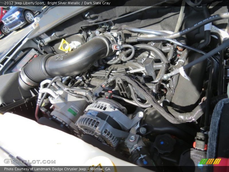 Bright Silver Metallic / Dark Slate Gray 2012 Jeep Liberty Sport