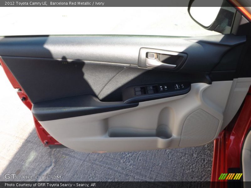 Barcelona Red Metallic / Ivory 2012 Toyota Camry LE