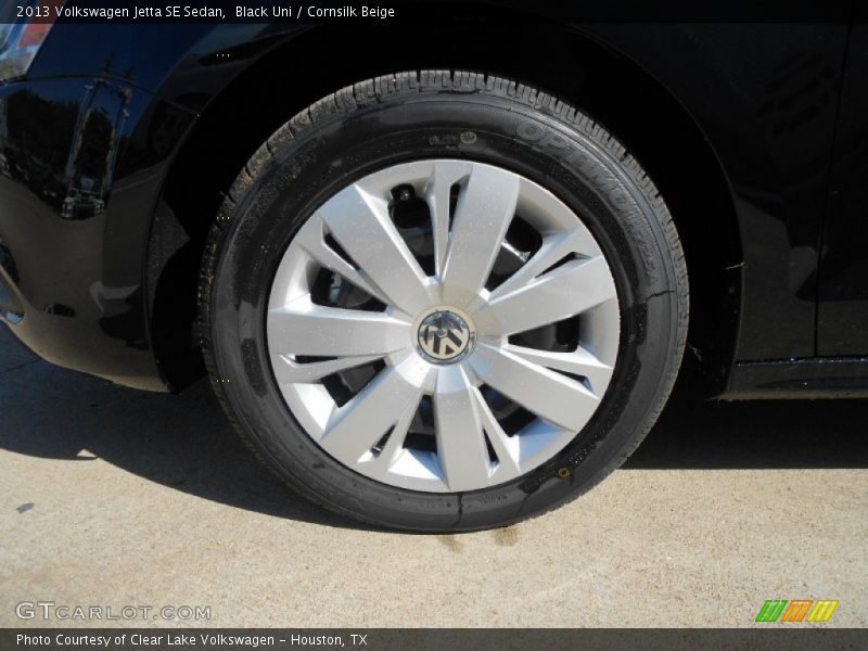 Black Uni / Cornsilk Beige 2013 Volkswagen Jetta SE Sedan