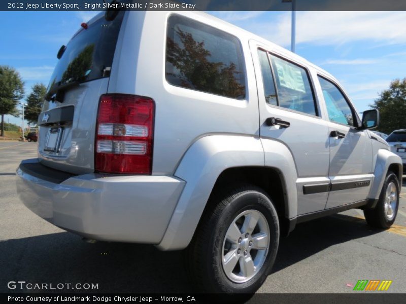 Bright Silver Metallic / Dark Slate Gray 2012 Jeep Liberty Sport