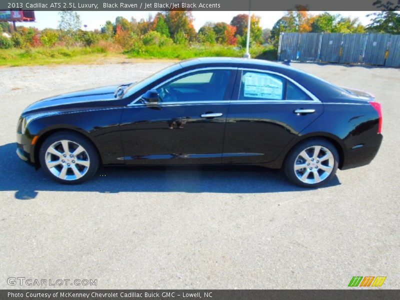 Black Raven / Jet Black/Jet Black Accents 2013 Cadillac ATS 2.5L Luxury