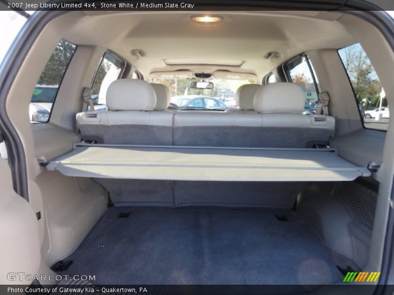 Stone White / Medium Slate Gray 2007 Jeep Liberty Limited 4x4