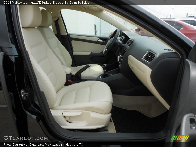 Black Uni / Cornsilk Beige 2013 Volkswagen Jetta SE Sedan